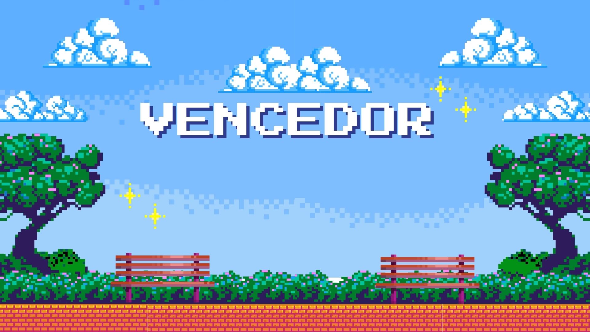 Foto do cenário do vencedor
